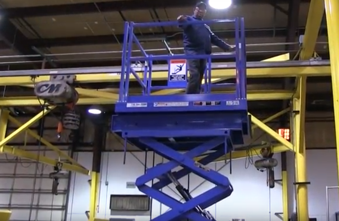 Track Mounted Work Platform for Inspection Application