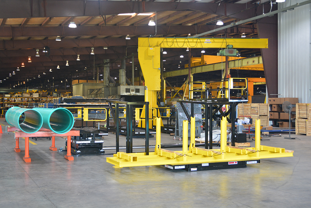 Integrated Pipe-handling and Rack Lift System - Autoquip