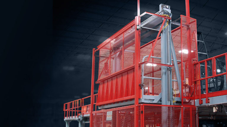 Avoiding operational costs with custom VRCs - custom material lifts - Autoquip