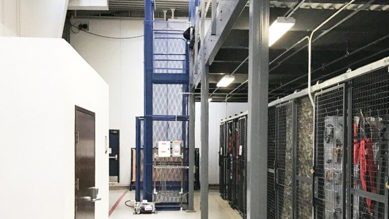 High Travel Lifts for Mezzanines - Autoquip Lifting Solutions