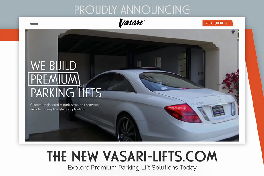 Autoquip Announces Vasari Lifts New Website