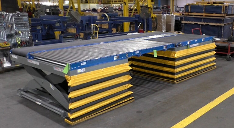 Lift & Conveyor System for Cardboard Stacking and Cutting - Autoquip