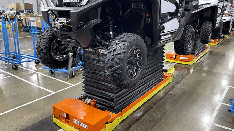 AGVs with Integrated Lifts Solve Automotive Assembly Challenges